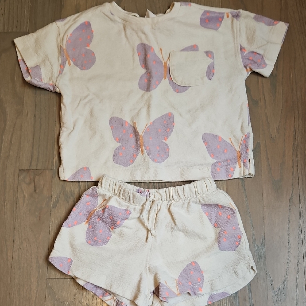 Butterfly Print Kids' Set